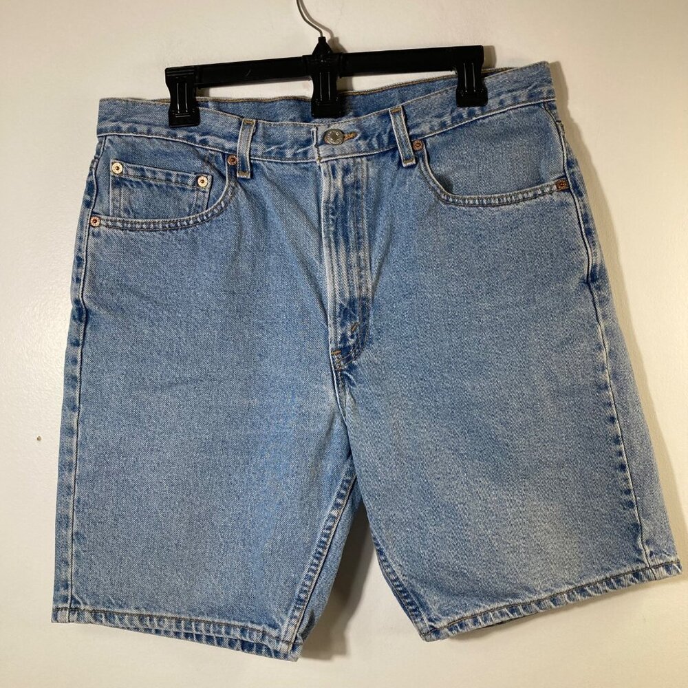 Mens Vintage Y2K 2003 Levis 505 Denim Jean Shorts Regular Fit 36 #2‎ Cotton